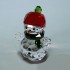 Swarovski Crystal | Silver Crystal | Christmas | Snowman with Red hat | 5288205